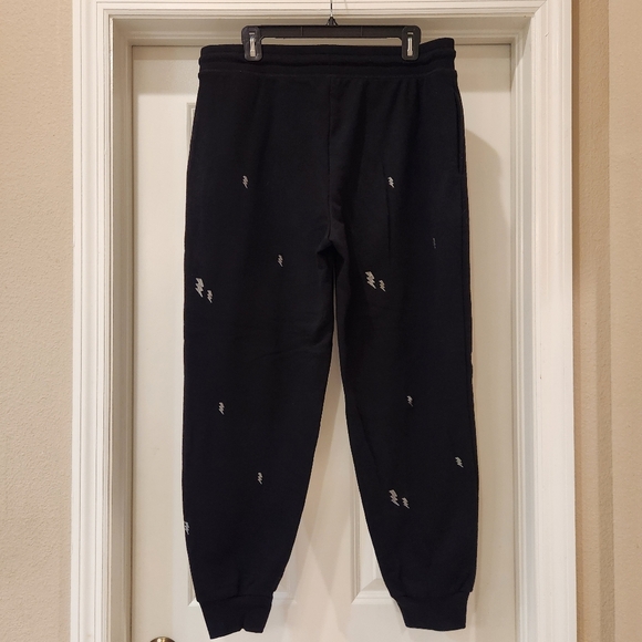 Women's Honeydew Embroidered Lightning Bolt Sweapants Size Large - Picture 2 of 6